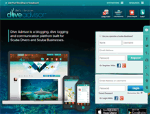 Tablet Screenshot of diveadvisor.com
